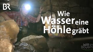 Eine Höhle im Berg Unterirdische Wasserwelt der Pegnitz  Wir in Bayern  BR [upl. by Waltner]