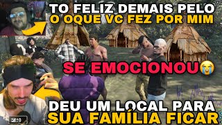 ÍNDIO FICOU MUITO FELIZ E SE EMOCIONOU AO GANHAR UM LOCAL DO BAGUAL PARA SUA FAMÍLIA MORAR CAPITAL [upl. by Regor76]