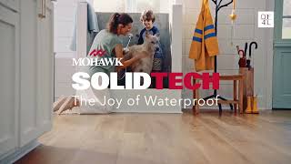 Mohawk Solidtech 2023 Waterproof Floor With WetProtect Technology [upl. by Lester59]