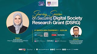 RESEARCH WEBINAR SESSION DIGITAL SOCIETY RESEARCH GRANTS DSRG [upl. by Drummond]