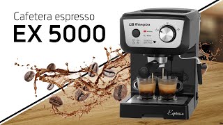 Cafetera Espresso EX 5000  Orbegozo [upl. by Schreibman]