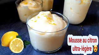 🍋La mousse au citron que vous ne pourrez pas résister dessayer😋🍋 [upl. by Mayhs]