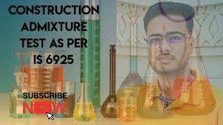 Construction Admixture Chloride test as per IS 6925 by Turbidity metric method [upl. by Donelle]