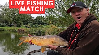 Live Fishing Match Barford Lakes Fishery matchfishinguk [upl. by Hortense]