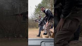 Firing squad pulled up to the range ar15 ak47 shooting airsoft tactical newshooter [upl. by Ahsenom]