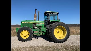 1988 John Deere 4850 4wd Tractor [upl. by Dreddy]