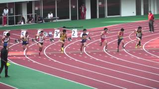 平成25年度 長崎陸上競技選手権大会男子 100m決勝 [upl. by Sucramad]