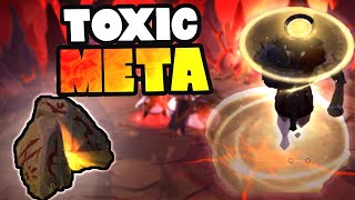 New META LIFE TOUCH Build  Albion Online TOXIC Corrupted Dungeon Build [upl. by Frannie]