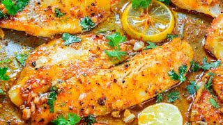 Baked tilapia recipe in 10 minutes [upl. by Daffie]