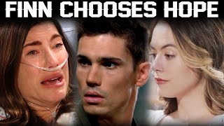 Finn Confesses He Loves Hope Wants a Divorce From Steffy CBS The Bold and the Beautiful Spoilers [upl. by Sherm]