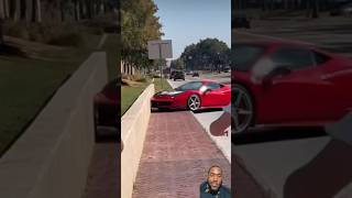 Teenager wrecks Ferrari explore cars automobile funny reaction ytshorts carshorts trending [upl. by Herrle555]