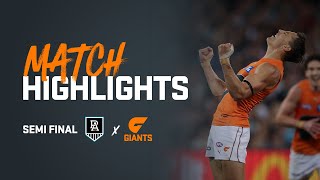 AFL Highlights SF v Port Adelaide [upl. by Odnomar]