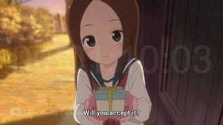 Jealous Takagi  Valentine Day Chocolate  Anime Clip [upl. by Magda826]