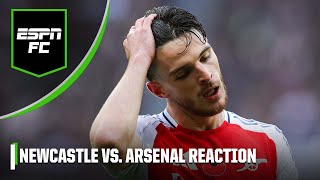 DISASTROUS RESULT Arsenal’s Premier League title hopes take a hit vs Newcastle  ESPN FC [upl. by Jamey]