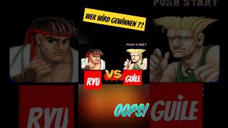 ryu vs guile wer wird gewinnen  who will win  street fighter 2 champion edition [upl. by Minnnie753]