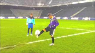 Skills with Neymar in the Red Bull Arena [upl. by Seiter107]