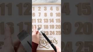 Creating a stunning countdown calendar with dollar store finds dollarstorediy christmasdiy [upl. by Arerrac]