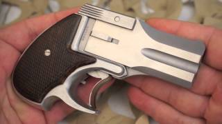 American Derringer Corp 38 DA Double Action 2 Shot Pocket Gun Overview Texas Gun Blog [upl. by Ayrb]