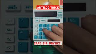 🔥HOW TO FIND ANTILOG IN CALCULATOR BEST TRICK🔥 calculatortricks FINDANTILOGINCALCULATOR [upl. by Erlina566]