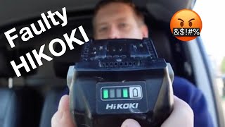 Hikoki Battery Fault [upl. by Aicatsue680]