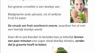 Snel Smoothies maken Groene Smoothies Smoothie Smoothies [upl. by Atteoj]