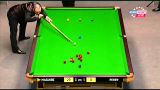 Stephen Maguire  Joe Perry Frame 5 Snooker Masters 2014  Round 1 [upl. by Utas64]