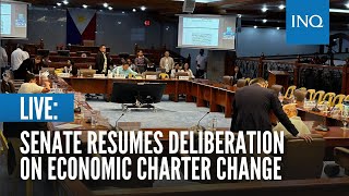 LIVE Senate resumes deliberation on economic Charter change [upl. by Mollie182]