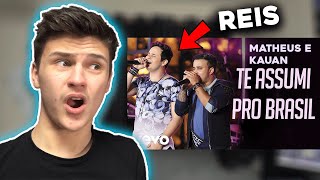 BRAZILIAN REIS  Matheus e Kauan  Te Assumi Pro Brasil – Na Praia 2  Ao Vivo 🇬🇧UK Reaction [upl. by Leoine]