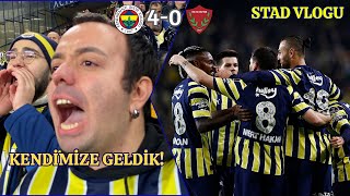 FENERBAHÇE VS HATAYSPOR  KENDİMİZE GELDİK RAHAT KAZANDIK  STADYUM VLOGU [upl. by Ylrebma]