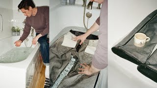 Raw Denim Care  How to hand soak your raw denim [upl. by Silas558]