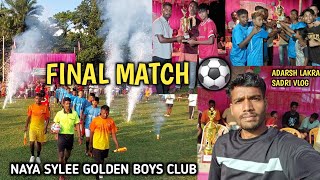 GUWABRI vs NAGRAKATA FINAL MATCH  Naya sylee golden boys club Adarsh lakra sadri vlog [upl. by Ahouh]