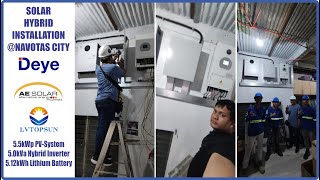 EP42  Solar Hybrid Installation 5kWp Tanza Navotas City [upl. by Evvie]