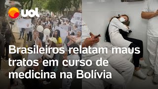 Brasileiros relatam assédio em curso de medicina na Bolívia um aluno se matou [upl. by Atinihc137]