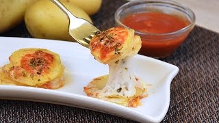 Torri di patate alla pizzaiola  Ricetta di Fidelity Cucina [upl. by Nallek]