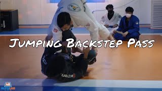 주랜기술207 점핑 백스텝 패스  Jumping Backstep Pass [upl. by Poler]