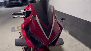 Honda CBR 650R  MRA Wind Screen [upl. by Zetnas660]