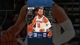 Basketball NBA 202425 New York vs Phoenix 138122 shorts [upl. by Devad]