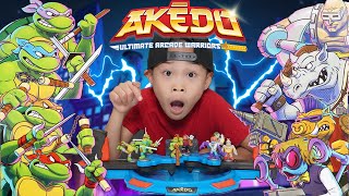 AKEDO Ninja Turtle Warriors Kaven Battles Daddy [upl. by Tullus469]