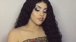 Smoke sesh  Easy smokey eye half cut crease [upl. by Yeldahc]