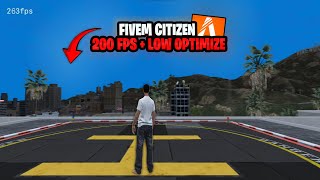 200  FPS CITIZEN SUPER LOW OPTIMIZE  FIVEM TUTORIAL [upl. by Agnella]