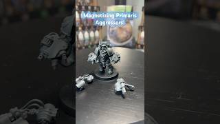 Magnetizing Primaris Aggressors hobby warhammer40k spacemarines magnetize [upl. by Damiano]