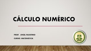 Aula 05  Aritmética de ponto flutuante Cálculo Numérico 18 de março 2021 [upl. by Yuzik430]