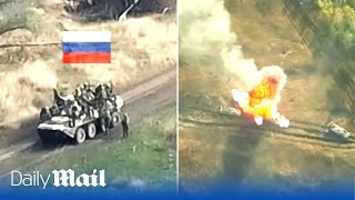 Russian offensive backfires as Ukraine eliminate enemy tanks and IFVs in brutal counter [upl. by Ridglea313]