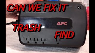 APC BACK UPS 550 TRASH FIND CAN WE FIX IT Part 1 [upl. by Cadmann412]