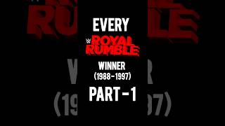 Every Royal Rumble Winner Part  1 wwe royalrumble shorts ytshorts viral [upl. by Ketchan]