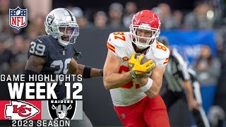 Kansas City Chiefs vs Las Vegas Raiders Game Highlights  NFL 2023 Week 12 [upl. by Nilcaj]