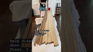 DIY Slat Wall with Hidden Door [upl. by Ivetts]