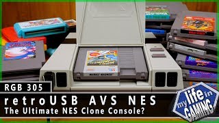 retroUSB AVS NES  RGB305  MY LIFE IN GAMING [upl. by Alexine]