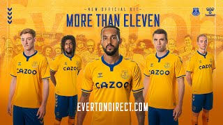 EVERTONS 202021 AWAY KIT REVEALED  EFC X HUMMEL MORE THAN ELEVEN [upl. by Kerry453]