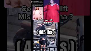 Front Squatting Miss Alabama gymmemes 405x2 [upl. by Niahs]